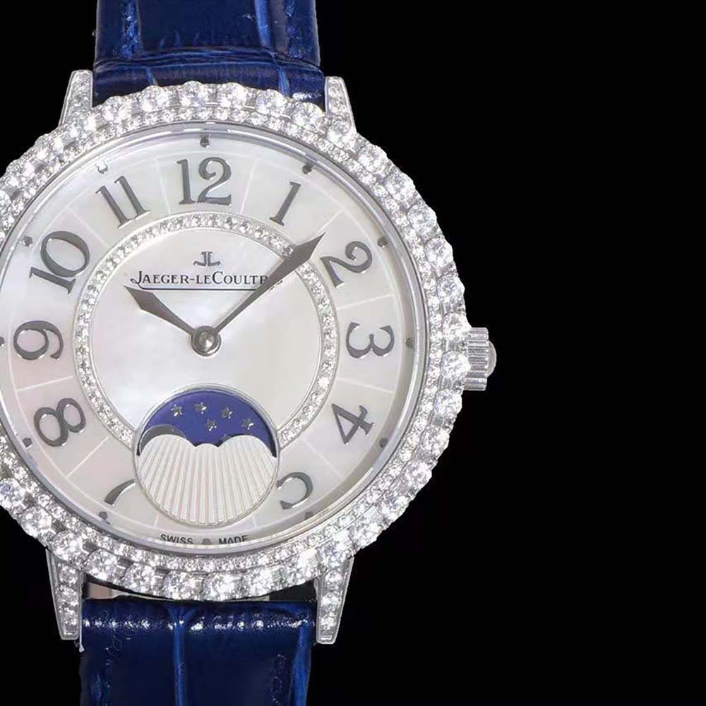 Jaeger-LeCoultre Women Rendez-Vous Dazzling Moon Automatic Movement 36 mm in White Gold (6)