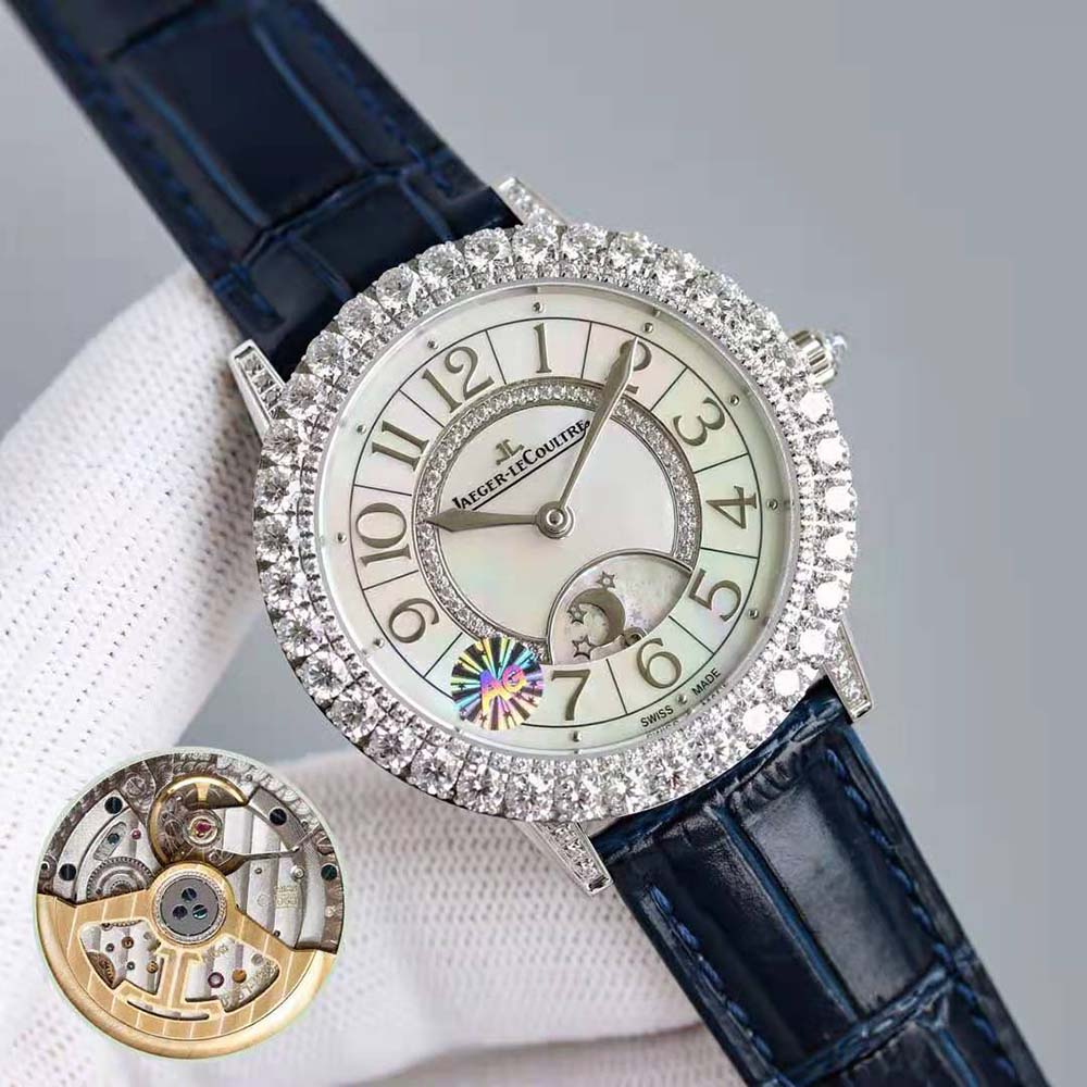 Jaeger-LeCoultre Women Rendez-Vous Dazzling Night & Day Automatic Winding 36 mm in White Gold (2)