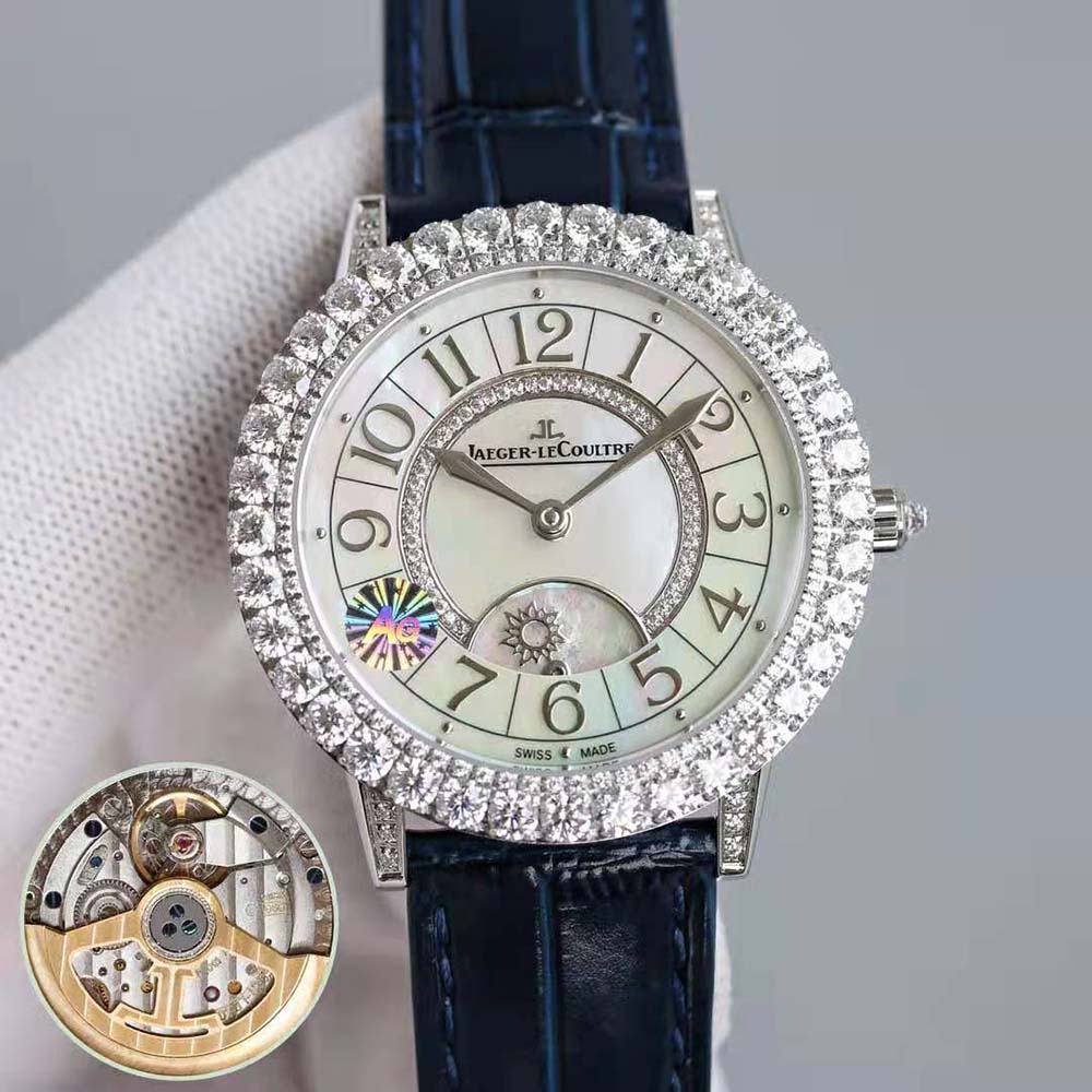 Jaeger-LeCoultre Women Rendez-Vous Dazzling Night & Day Automatic Winding 36 mm in White Gold (3)