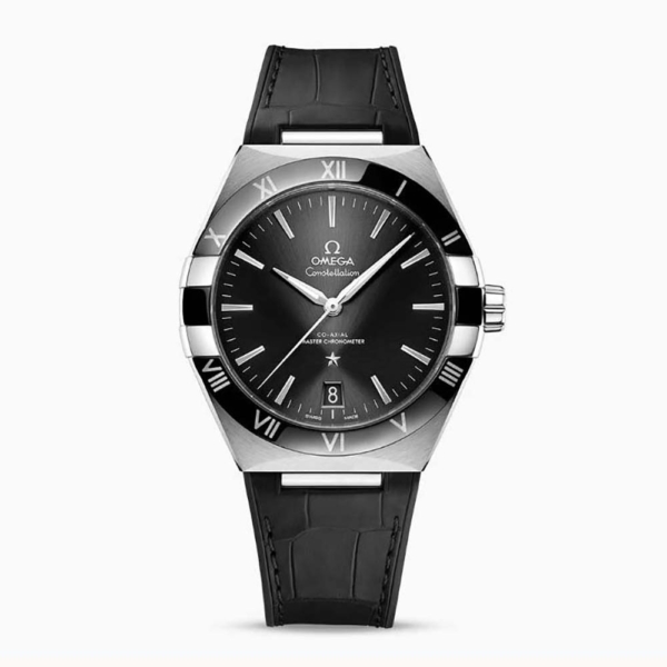 Omega Men Constellation Co‑Axial Master Chronometer 41 mm in Stainless Steel-Black (1)
