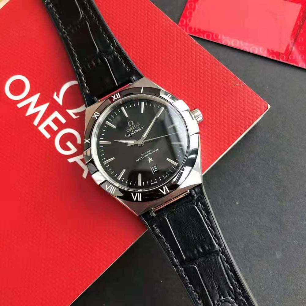 Omega Men Constellation Co‑Axial Master Chronometer 41 mm in Stainless Steel-Black (3)