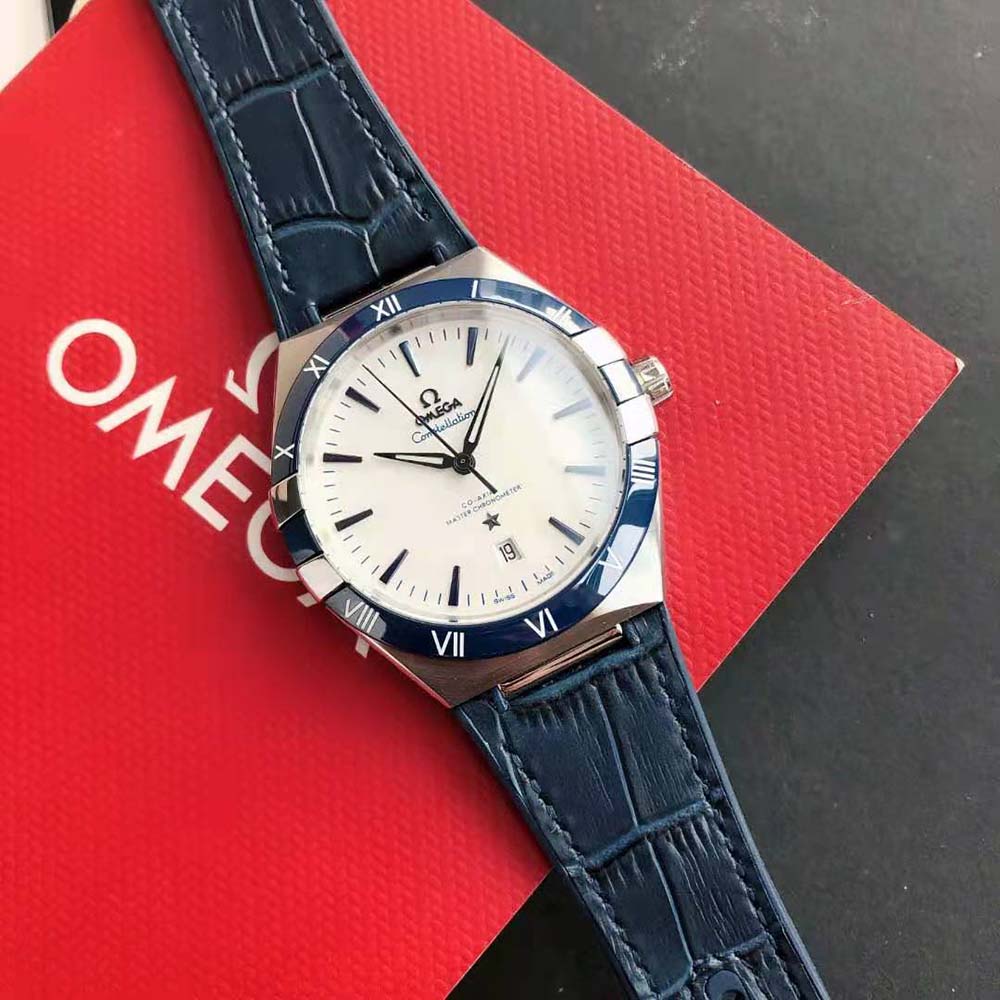 Omega Men Constellation Co‑Axial Master Chronometer 41 mm in Stainless Steel-White (3)