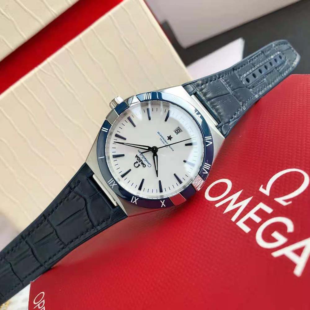 Omega Men Constellation Co‑Axial Master Chronometer 41 mm in Stainless Steel-White (6)
