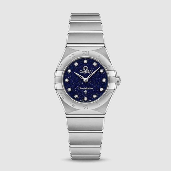 Omega Men Constellation Quartz Movement 25 mm in Stainless Steel-Silver (1)