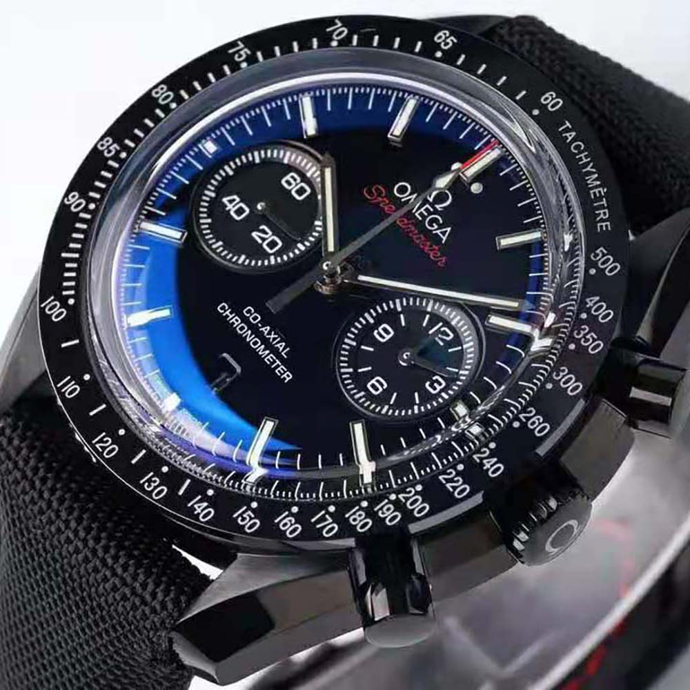 Omega Men Dark Side of the Moon Co‑Axial Chronometer Chronograph 44.25 mm in Black Ceramic (5)