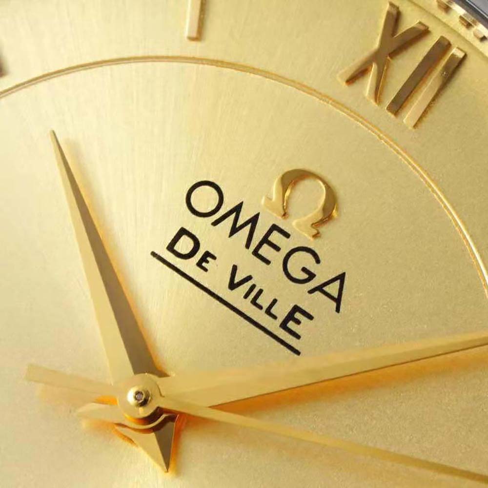 Omega Men Prestige Co‑Axial Chronometer 32.7 mm in Yellow Gold on Steel (9)