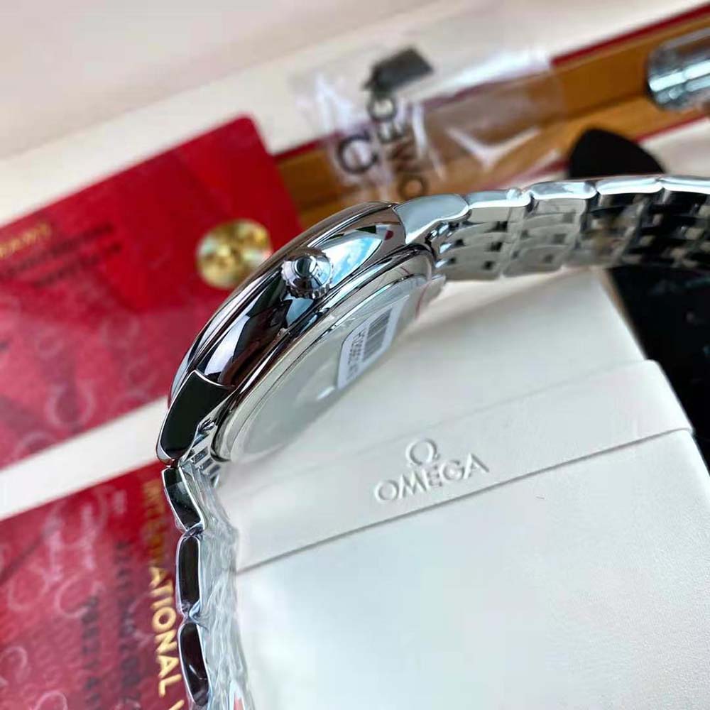 Omega Men Prestige Co‑Axial Chronometer 39,5 mm in Stainless Steel-White (6)