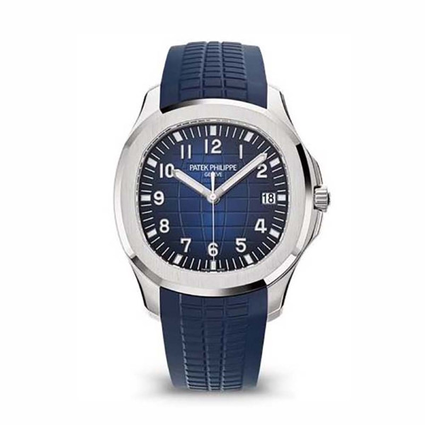 Patek Philippe Men Aquanaut Self-Winding 42.2 mm in White Gold-Blue (1)