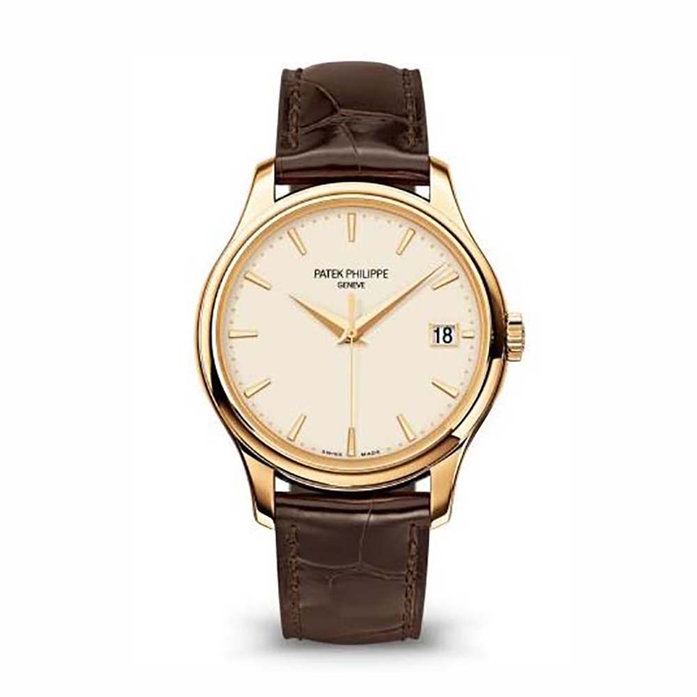 Patek Philippe Men Calatrava Self-Winding 39 mm in Yellow Gold-Black (1)