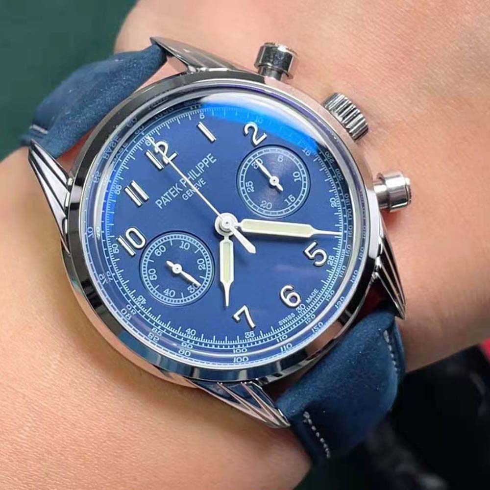 Patek Philippe Men Grand Complications Manual Winding 41 mm in Platinum-Navy (2)