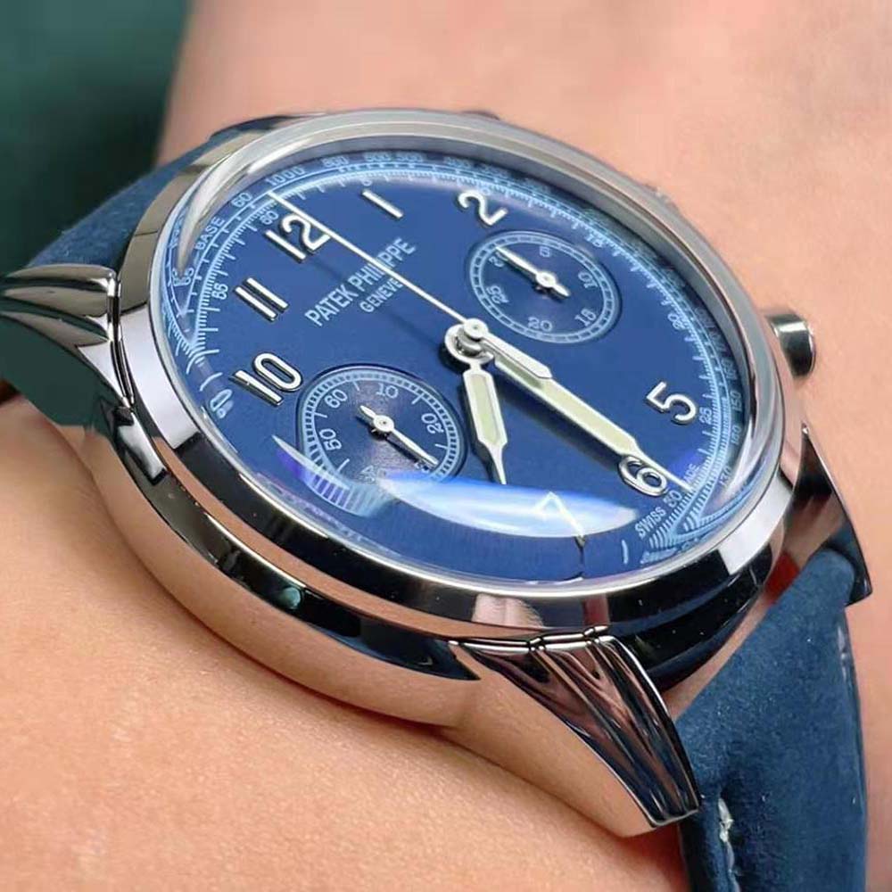 Patek Philippe Men Grand Complications Manual Winding 41 mm in Platinum-Navy (4)