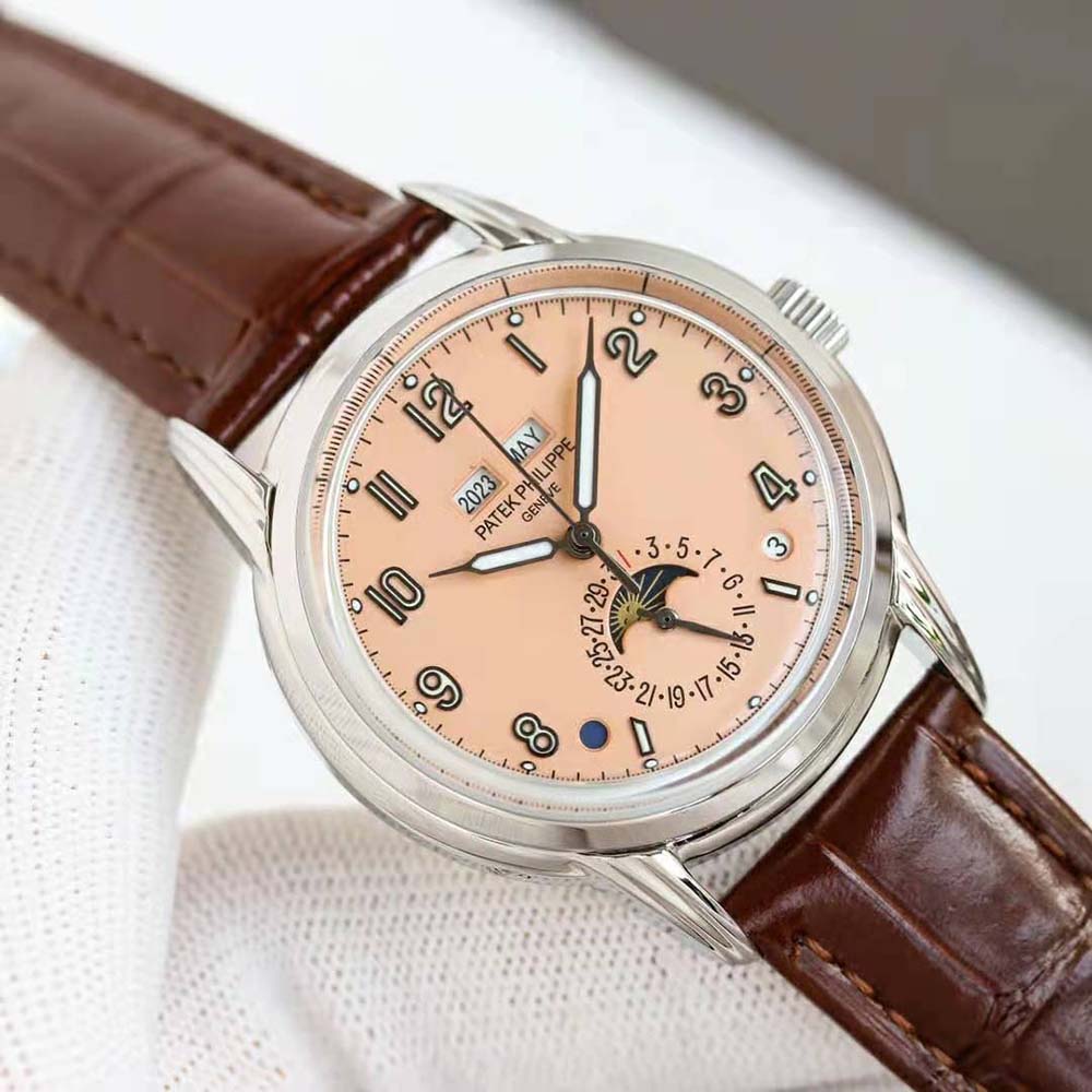 Patek Philippe Men Grand Complications Self-Winding 40 mm in White Gold-Brown (4)