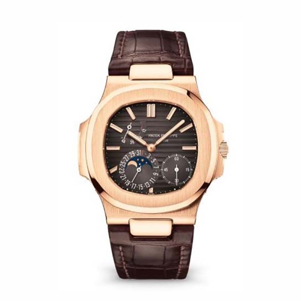 Patek Philippe Men Nautilus Self-Winding 40 mm in Rose Gold-Black (1)