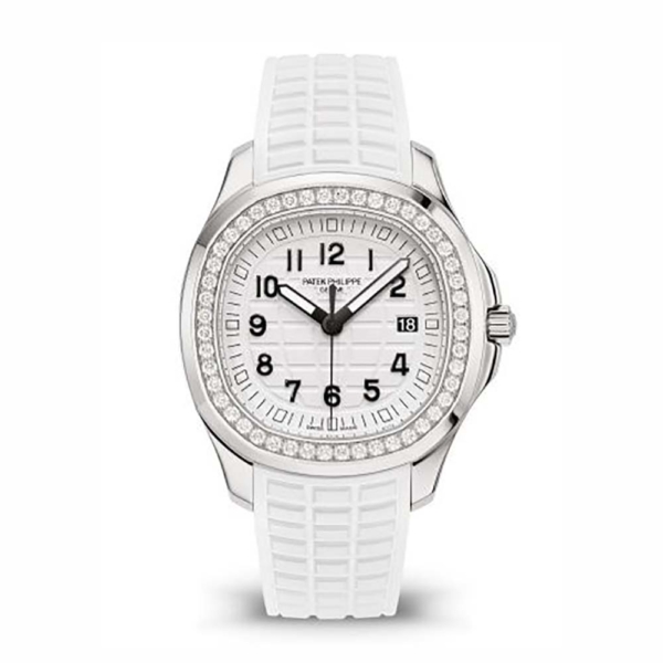 Patek Philippe Women Quartz Aquanaut Luce 38.8 mm in Stainless Steel -White (1)