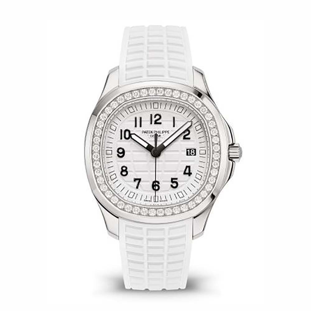 Patek Philippe Women Quartz Aquanaut Luce 38.8 mm in Stainless Steel -White