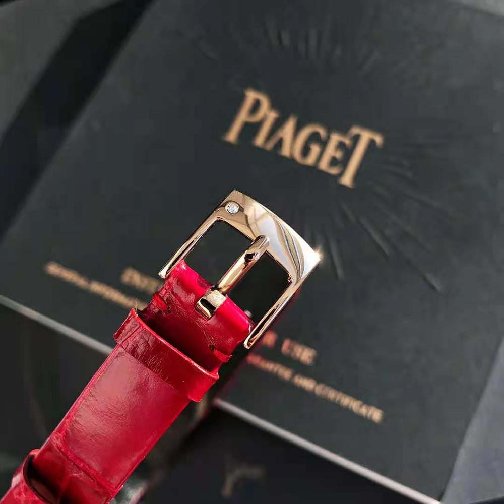 Piaget Women Limelight Gala Watch Quartz Movement 26mm in Rose Gold-Red (8)