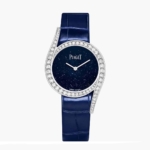 Piaget Women Limelight Gala Watch Quartz Movement 26mm in White Gold-Navy