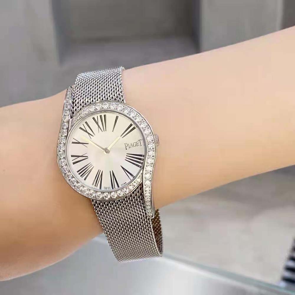 Piaget Women Limelight Gala Watch Quartz Movement 32 mm 18K White Gold (7)