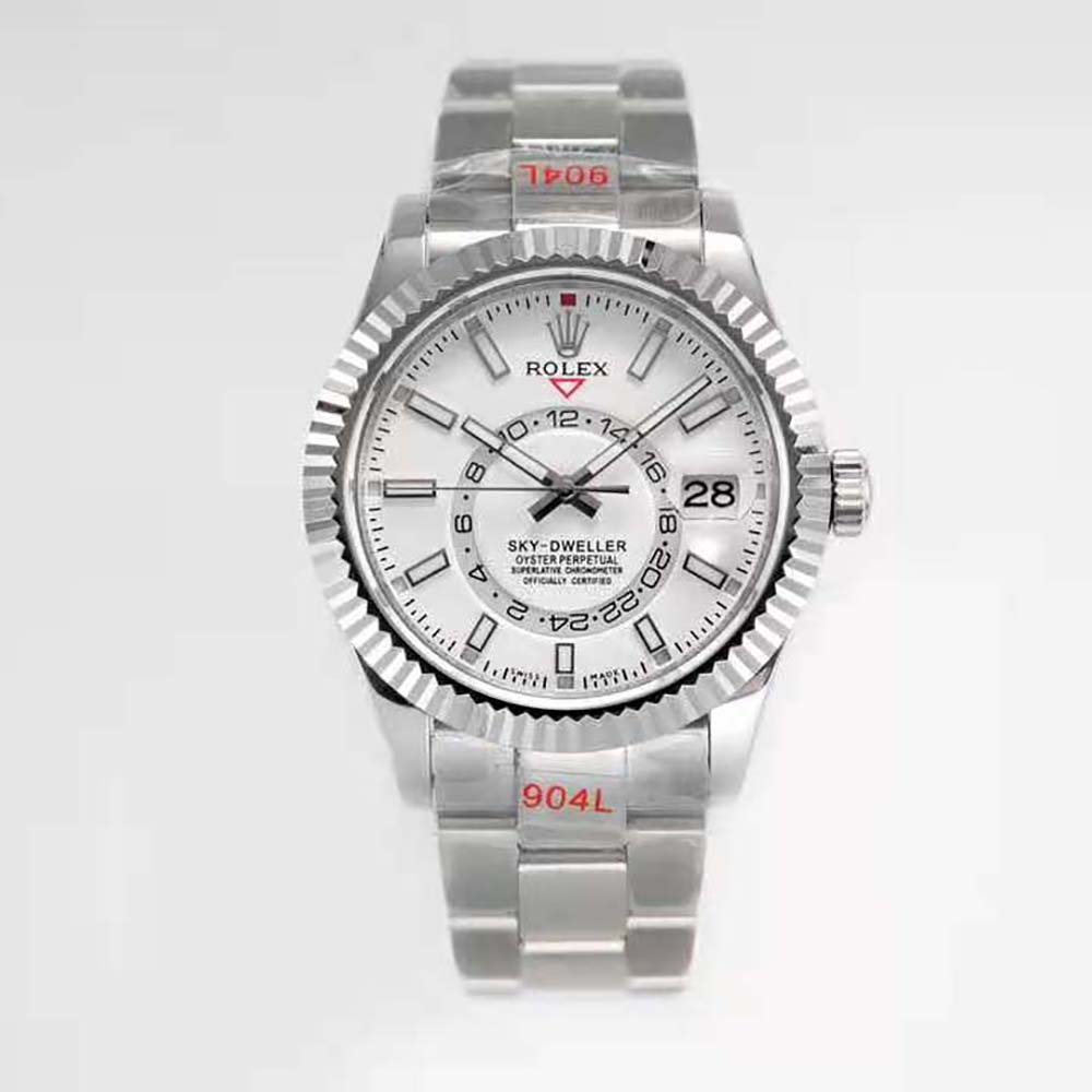 Rolex Men More Sky-Dweller Technical Details 42 mm in Oystersteel and White Gold (5)