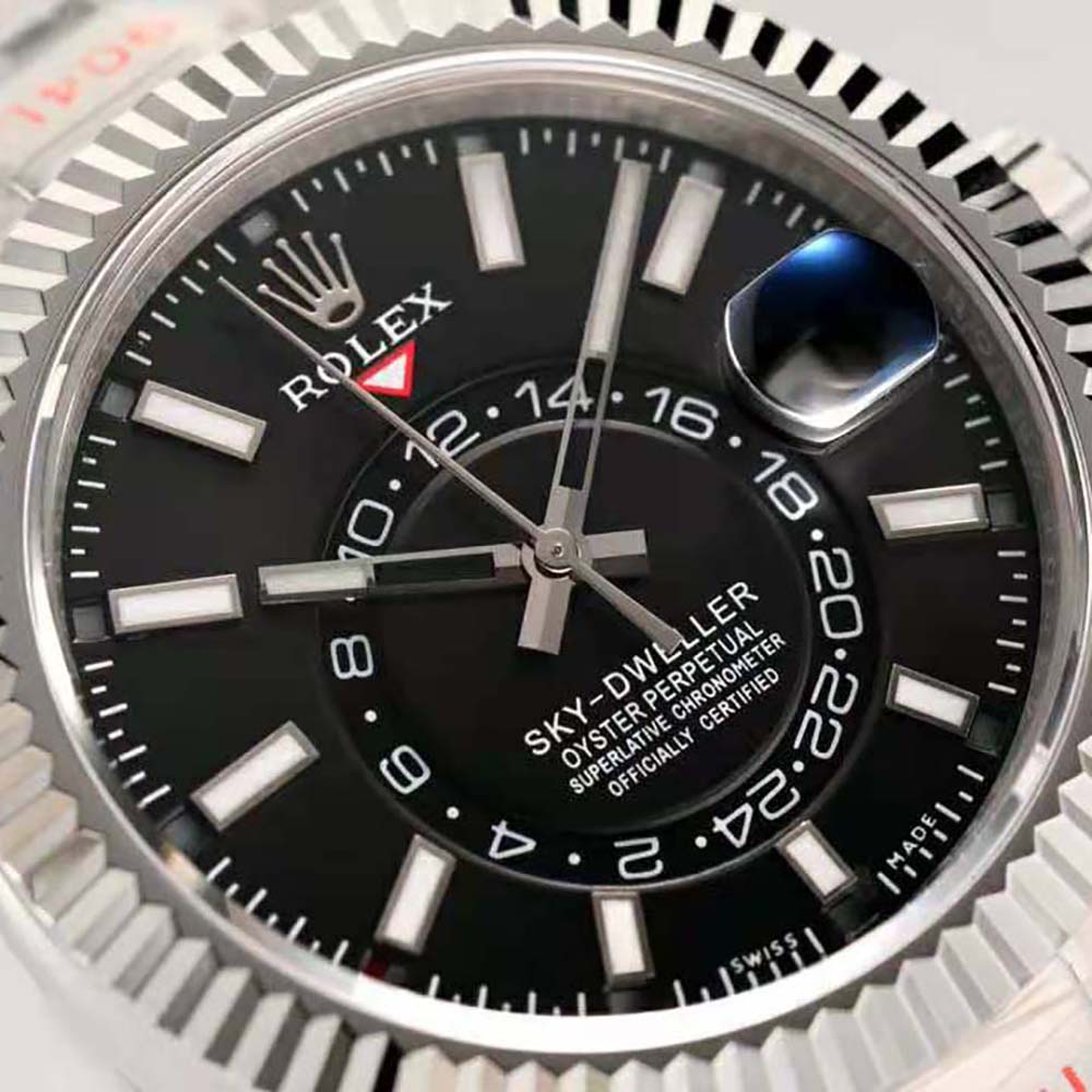 Rolex Men More Sky-Dweller Technical Details 42 mm in Oystersteel and White Gold-Black (4)