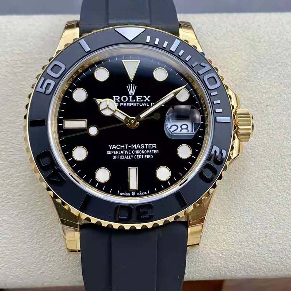Rolex Men Yacht-Master Technical Details 42 mm in Yellow Gold-Black (2)