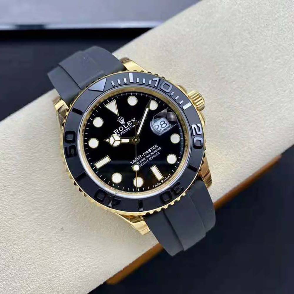 Rolex Men Yacht-Master Technical Details 42 mm in Yellow Gold-Black (5)