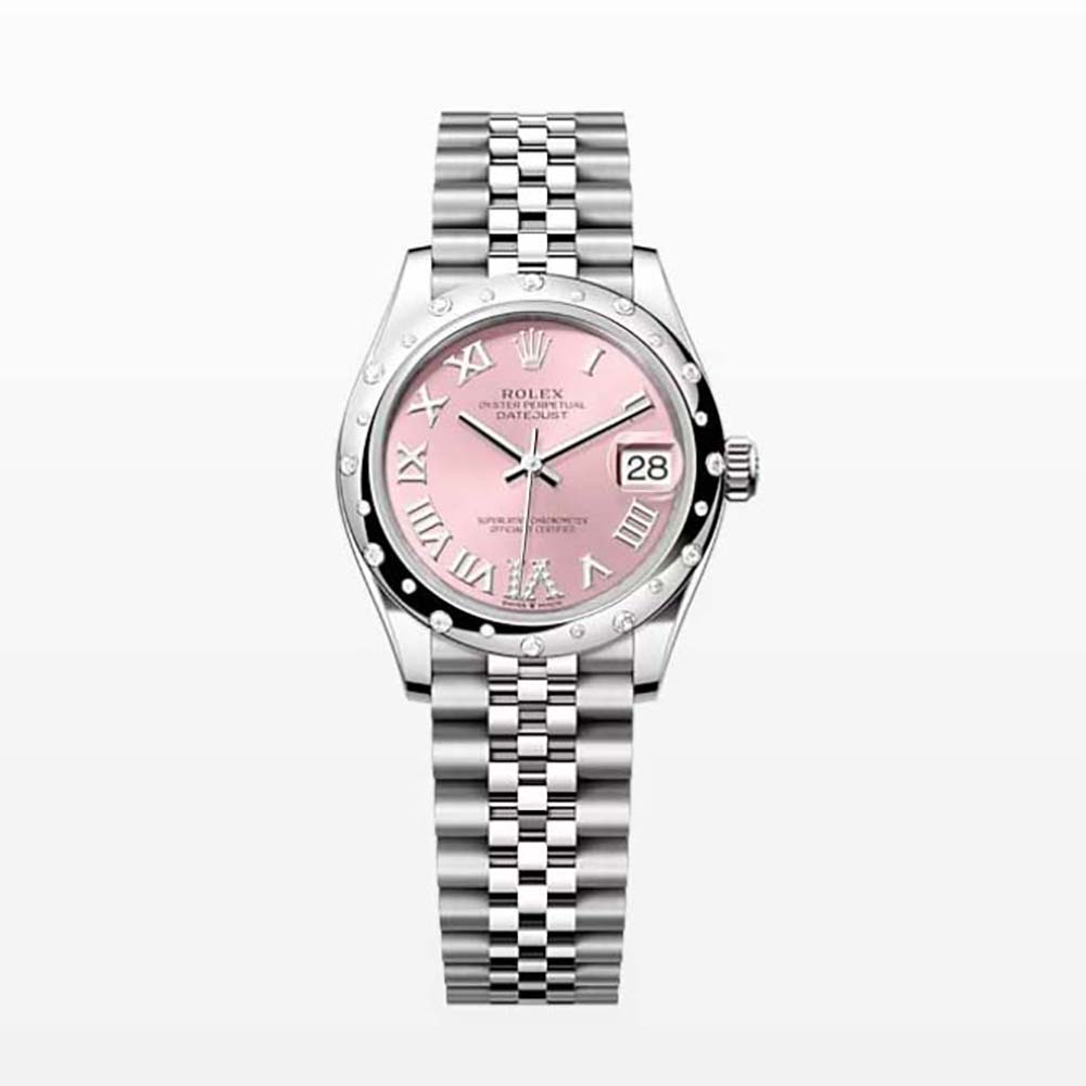 Rolex Women More Datejust Technical Details 31 mm in Oystersteel and White Gold and Diamonds