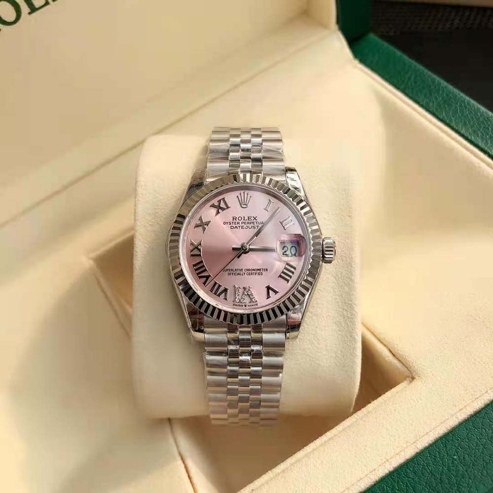 Rolex Women More Datejust Technical Details 31 mm in Oystersteel and White Gold and Diamonds (4)