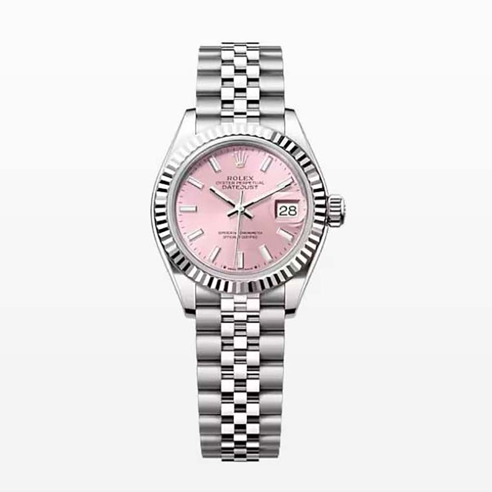 Rolex Women More Lady-Datejust Technical Details 28 mm in Oystersteel and White Gold-Pink (1)