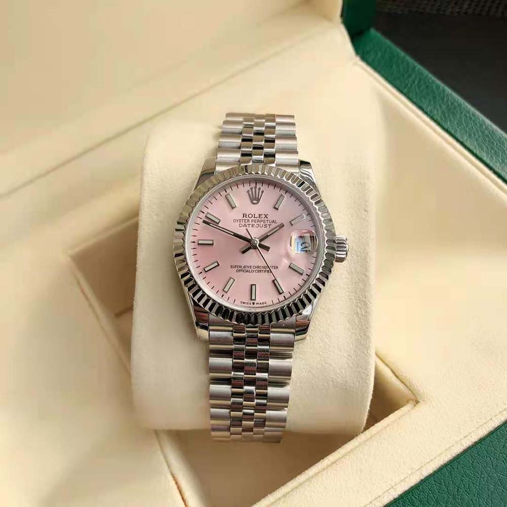 Rolex Women More Lady-Datejust Technical Details 28 mm in Oystersteel and White Gold-Pink (4)