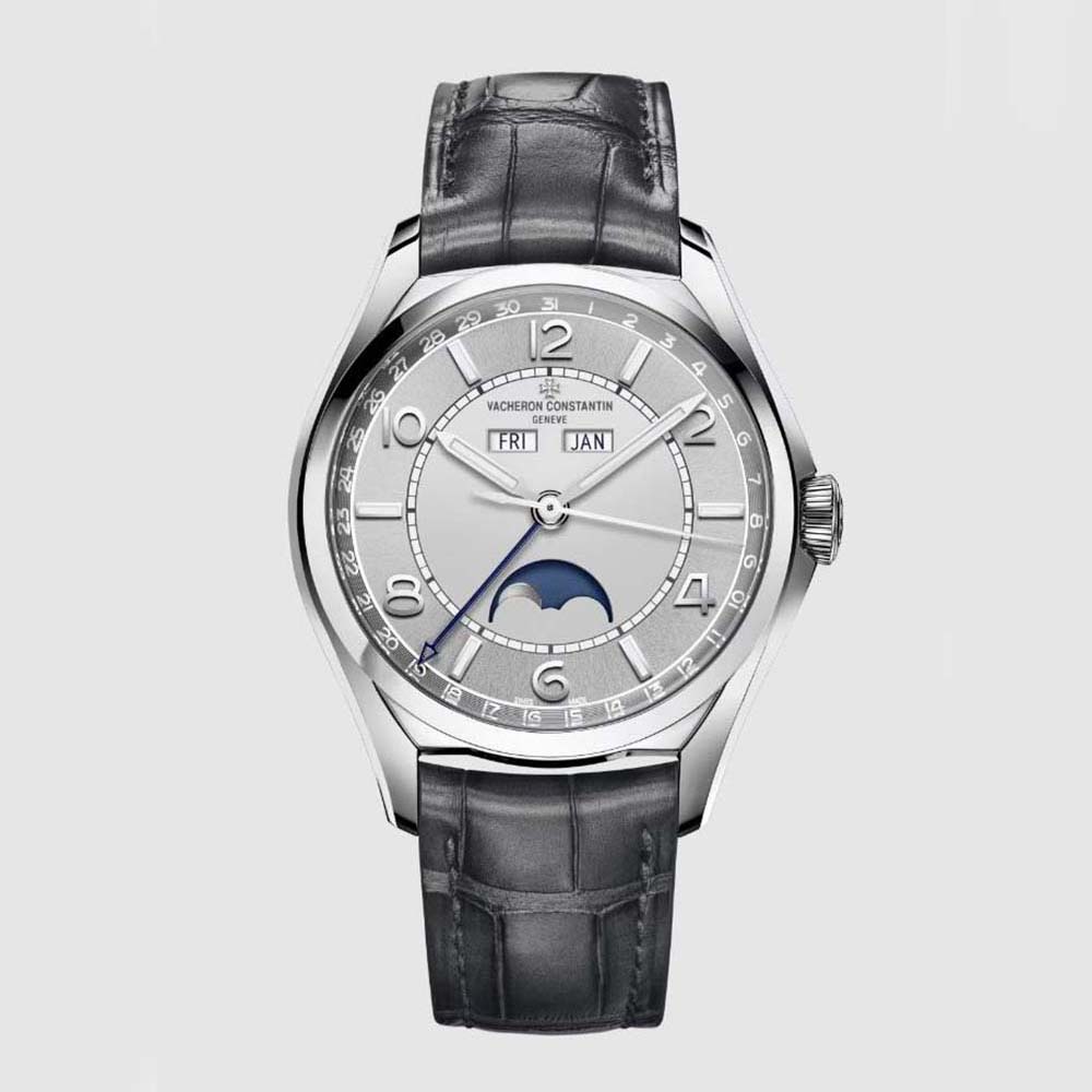 Vacheron Constantin Men Fiftysix Complete Calendar 40 mm in Stainless Steel-Silver (1)