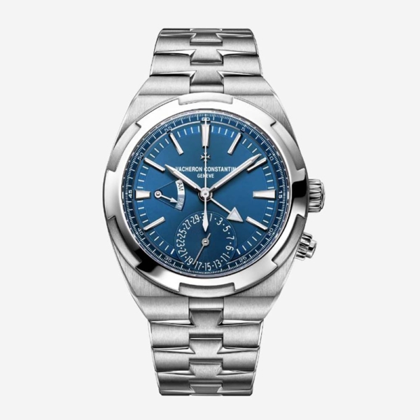 Vacheron Constantin Men Overseas Dual Time 41 mm in Stainless Steel-Blue (1)