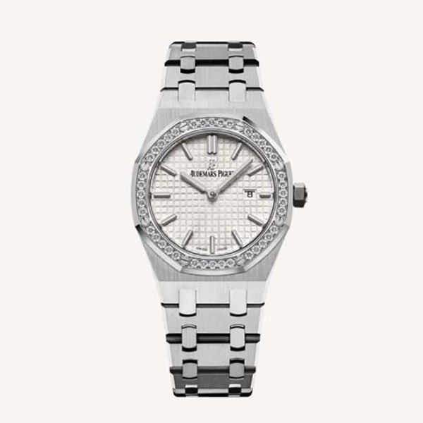Audemars Piguet Men Royal Oak Quartz 33 mm in Stainless Steel-White (1)
