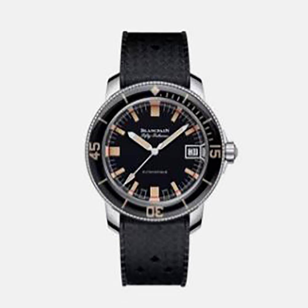 Blancpain Men Fifty Fathoms Fifty Automatic 40.3 mm in Steel-Black