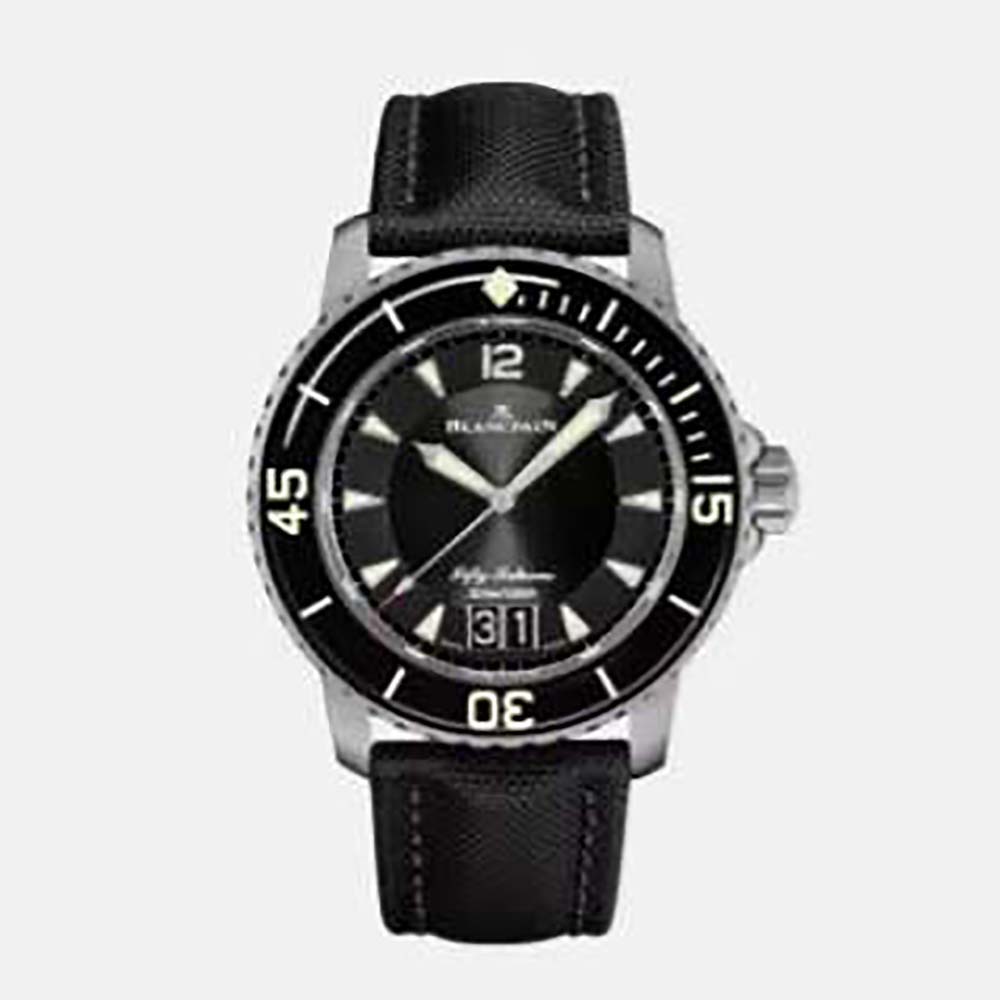 Blancpain Men Fifty Fathoms Fifty Automatic 45 mm in Steel-Black (1)