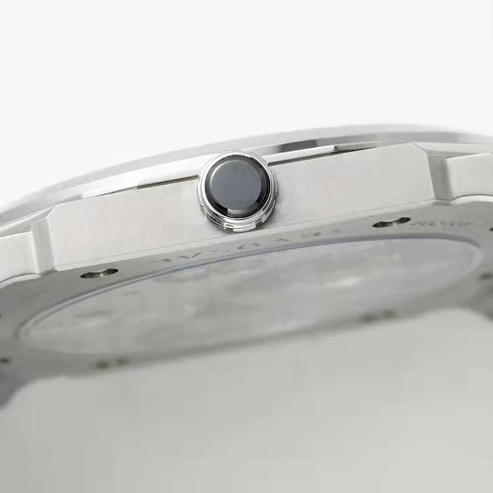 Bulgari Men Octo Finissimo Automatic Winding 40 mm in Stainless Steel-Silver (5)