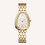 Bulgari Women Serpenti Seduttori Watch Quartz Movement 33 mm in Yellow Gold