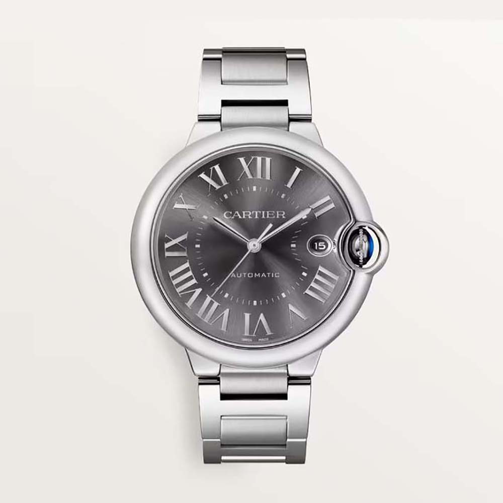 Cartier Women Ballon Bleu De Cartier Watch Manufacture Mechanical 40 mm in Steel-Black (1)
