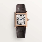 Cartier Women Tank Louis Cartier Watch Manufacture Mechanical in Rose Gold