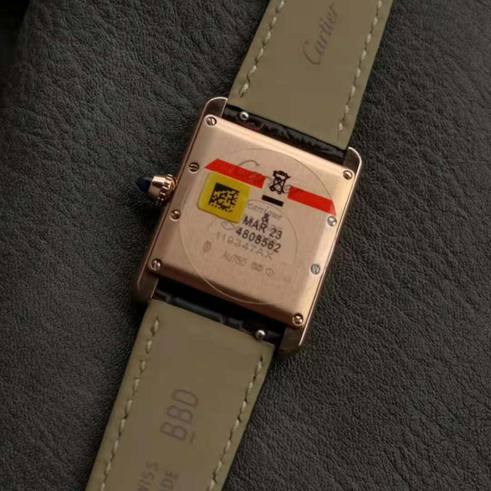 Cartier Women Tank Louis Cartier Watch Manufacture Mechanical in Rose Gold (10)