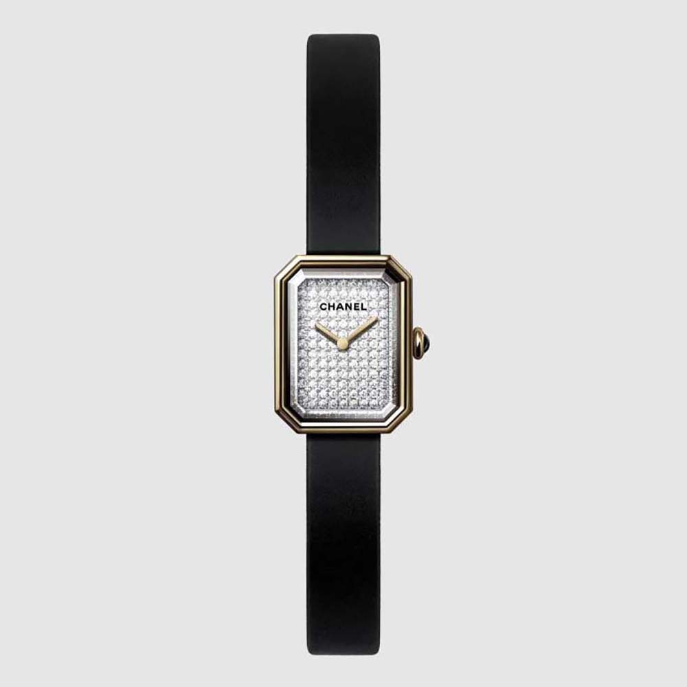 Chanel Women Première Ribbon Watch Quartz Movement in Yellow Gold-White (1)