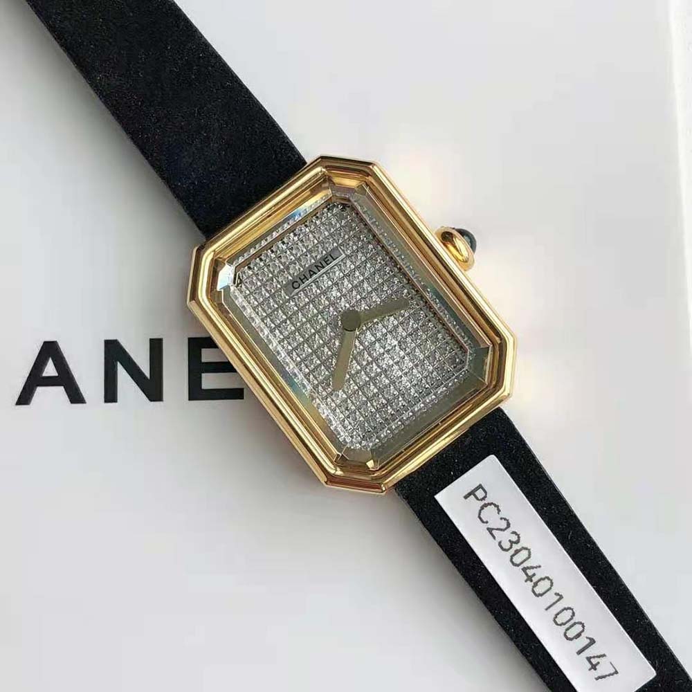 Chanel Women Première Ribbon Watch Quartz Movement in Yellow Gold-White (2)