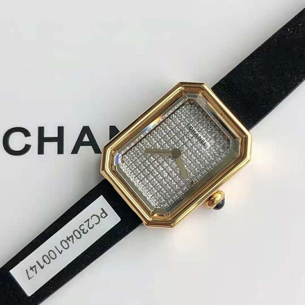 Chanel Women Première Ribbon Watch Quartz Movement in Yellow Gold-White (3)