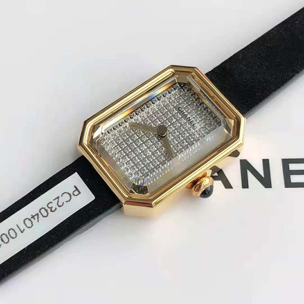 Chanel Women Première Ribbon Watch Quartz Movement in Yellow Gold-White (4)