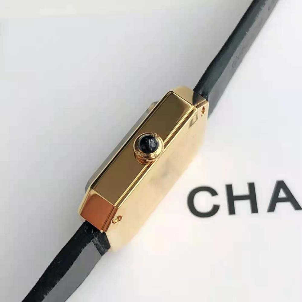 Chanel Women Première Ribbon Watch Quartz Movement in Yellow Gold-White (7)