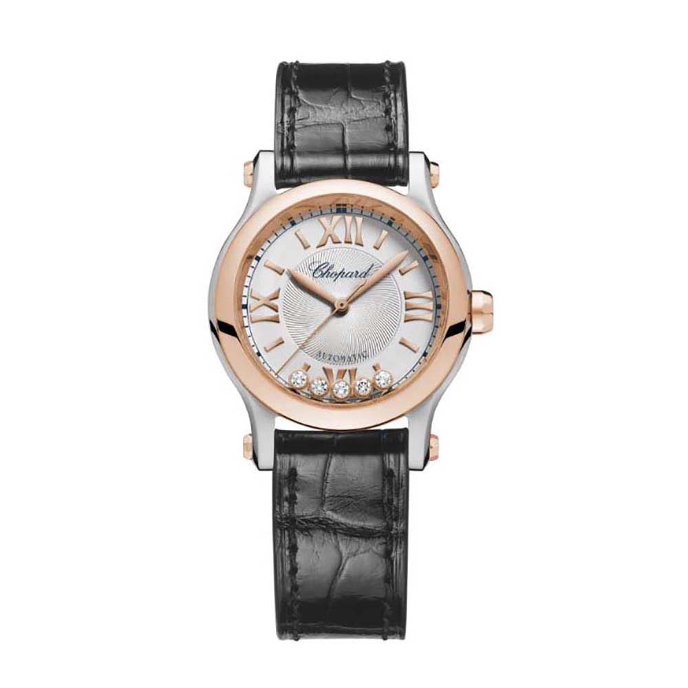 Chopard Women Happy Sport 30 mm Automatic in Rose Gold and Stainless Steel (1)