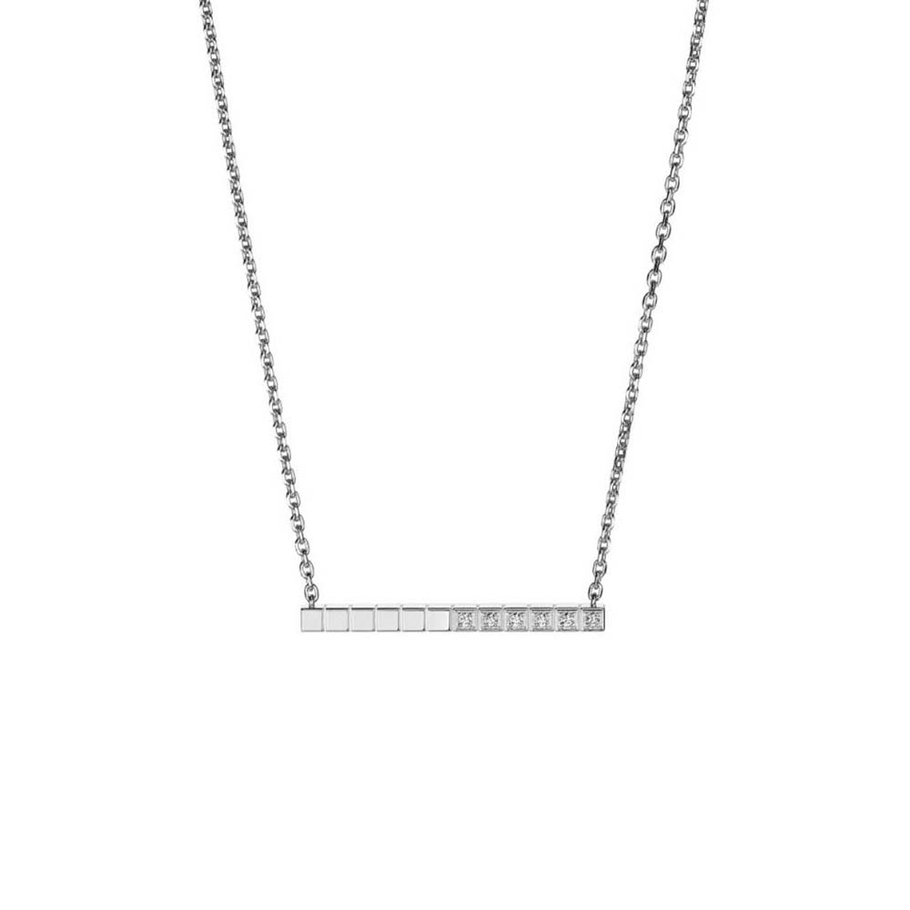 Chopard Women Ice Cube Necklace in White Gold