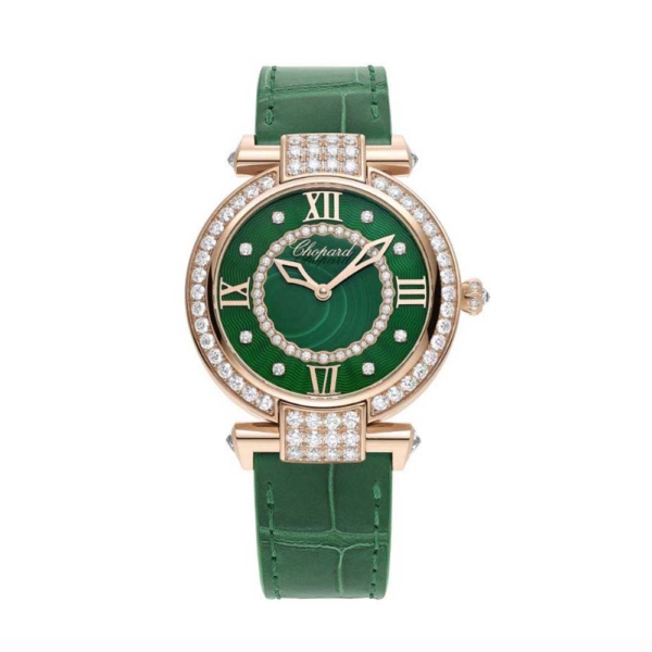 Chopard Women Imperiale Joaillerie Self-winding 36 mm in Rose Gold-Green (1)