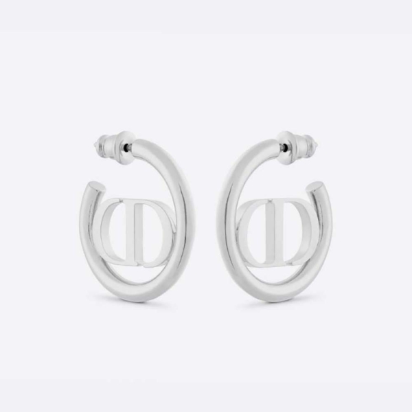 Dior Women 30 Montaigne Earrings Silver-Finish Metal (1)