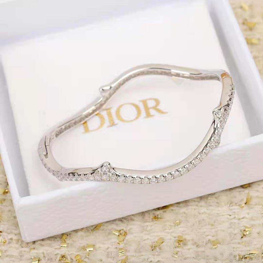 Dior Women Bois De Rose Bracelet White Gold and Diamonds (3)